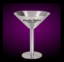 Steel Martini Glass
